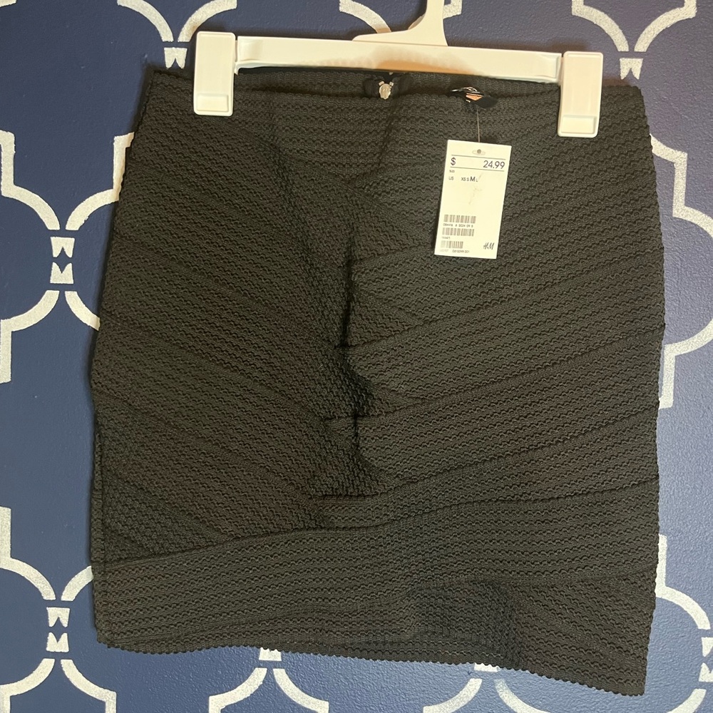 Mini Bandage Skirt w/back zipper